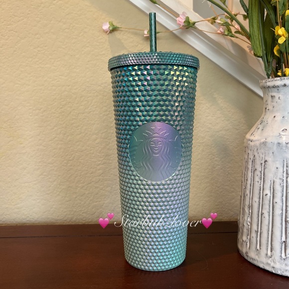 Starbucks Blue and Green Philippines Exclusive Studded Tumbler - Picture 1 of 8